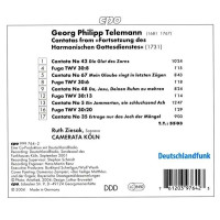 Georg Philipp Telemann (1681-1767): 5 Kantaten aus "Fortsetzung des Harmonischen Gottesdienstes" - CPO 0761203976423 - (CD / Titel: A-G)