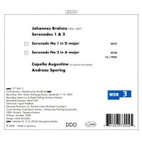 Johannes Brahms (1833-1897): Serenaden Nr.1 & 2 - CPO...