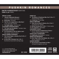 Dmitri Hvorostovsky - Pushkin Romances: - Delos 0013491339221 - (CD / D)