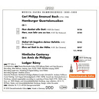 Carl Philipp Emanuel Bach (1714-1788): Hamburger Quartalsmusiken - CPO 0761203759422 - (CD / Titel: A-G)