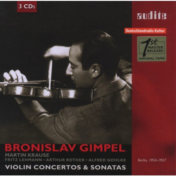 Bronislaw Gimpel - Violinkonzerte und -Sonaten - Audite Mus 1021418ADT - (CD / B)