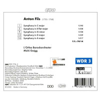 Anton Fils (1733-1760): 6 Symphonien - CPO 0761203977826...