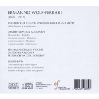 Ermanno Wolf-Ferrari (1876-1948): Violinkonzert op.26 - Farao 4025438080697 - (CD / Titel: A-G)