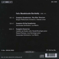 Felix Mendelssohn Bartholdy (1809-1847): Sämtliche Symphonien/Streichersymphonien/Konzerte - BIS 7318590020029 - (CD / Titel: A-G)