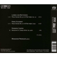 Ludwig van Beethoven (1770-1827): Menahem Pressler - Beethoven/Schubert/Chopin - BIS 7318599919997 - (Classic / SACD)