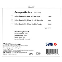 Georges Onslow (1784-1852): Streichquartette...