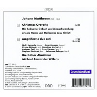 Johann Mattheson (1681-1764): Weihnachtsoratorium "Die heilsame Geburt" - CPO 0761203727421 - (CD / Titel: H-Z)