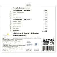 Joseph Eybler (1765-1846): Symphonien Nr.1 & 2 - CPO 0761203710423 - (Classic / SACD)