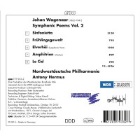 Johan Wagenaar (1862-1941): Symphonische Dichtungen Vol.2 - CPO 0761203793327 - (CD / Titel: H-Z)