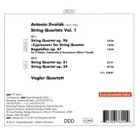 Antonin Dvorak (1841-1904): Streichquartette Vol.1 - CPO...