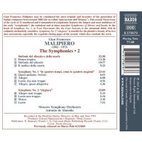 Gian Francesco Malipiero (1882-1974): Symphonien Nr.1...