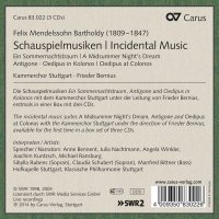 Die Schauspielmusiken - Carus 4009350830226 - (CD /...