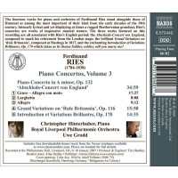 Ferdinand Ries (1784-1838): Klavierkonzerte Vol.3 - Naxos...