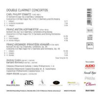 Carl Stamitz (1745-1801): Double Clarinet Concertos - DUX...