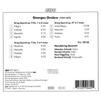 Georges Onslow (1784-1852): Streichquartette...