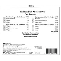 Carl Friedrich Abel (1723-1787): 4 Flötenkonzerte - CPO 0761203920822 - (CD / Titel: A-G)