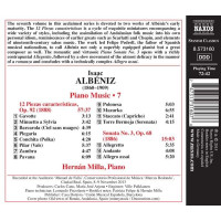 Klavierwerke Vol.7: Isaac Albeniz (1860-1909) - Naxos 0747313316076 - (CD / Titel: H-Z)