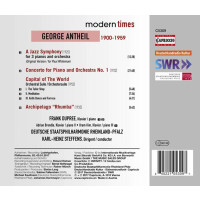 George Antheil (1900-1959): Jazz Symphony für 3 Klaviere & Orchester - Capriccio 0845221053097 - (CD / Titel: A-G)