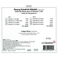 Georg Friedrich Händel (1685-1759): Cembalosuiten (1720) Nr.1-8 (HWV 426-433) - CPO 0761203994021 - (CD / Titel: A-G)