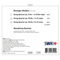 Georges Onslow (1784-1852): Streichquartette op.4,1,...