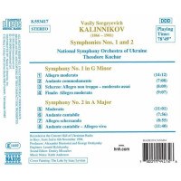 Wassilij Kalinnikoff (1866-1901): Symphonien Nr.1 & 2 - Naxos 0730099441728 - (CD / Titel: H-Z)