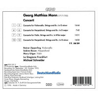 Matthias Georg Monn (1717-1750): Konzerte für verschiedene Instrumente - CPO 0761203939121 - (CD / Titel: H-Z)