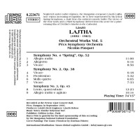 Laszlo Lajtha (1892-1963): Symphonien Nr.3 & 4 -...