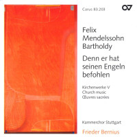 Felix Mendelssohn Bartholdy (1809-1847): Geistliche Chorwerke Vol.5 - Carus 4009350832039 - (CD / Titel: A-G)