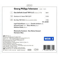 Georg Philipp Telemann (1681-1767): Das befreite Israel TWV 6:5 (Oratorium) - CPO 0761203967322 - (CD / Titel: A-G)