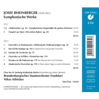 Josef Rheinberger (1839-1901): Symphonische Werke -...