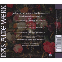 Johann Sebastian Bach (1685-1750) - Brandenburgische Konzerte Nr.1-6 - Warner Cla 2564687080 - (CD / Titel: H-Z)