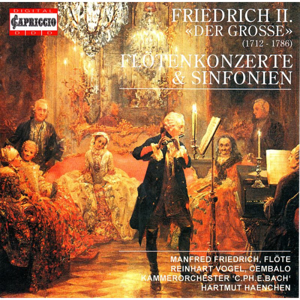 Sinfonien Nr.1 & 3 (G-dur & D-dur): Friedrich II.von Preussen "Friedrich der Große" (1712-1786) - Capriccio 4006408100645 - (CD / Titel: A-G)