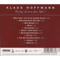 Klaus Hoffmann: Was fang ich an in dieser Stadt? - RCA 892762 - (CD / Titel: H-P)