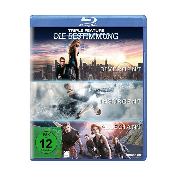 Bestimmung  Triple Feature (BR) 3Disc Min: 373/DD5.1/WS   Teil 1-3 - LEONINE 4209 - (Blu-ray Video / Action)