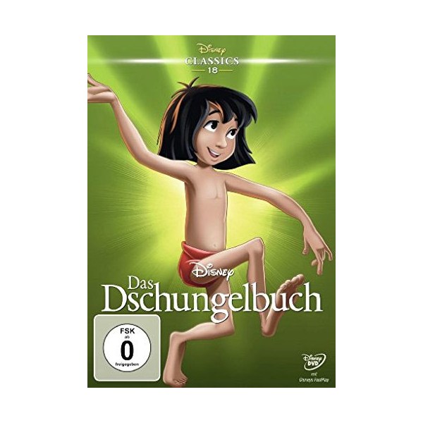 Dschungelbuch, Das (DVD) Disney Classics Min: 73/DD/WS - Disney BGA0149904 - (DVD Video / Zeichentr.)