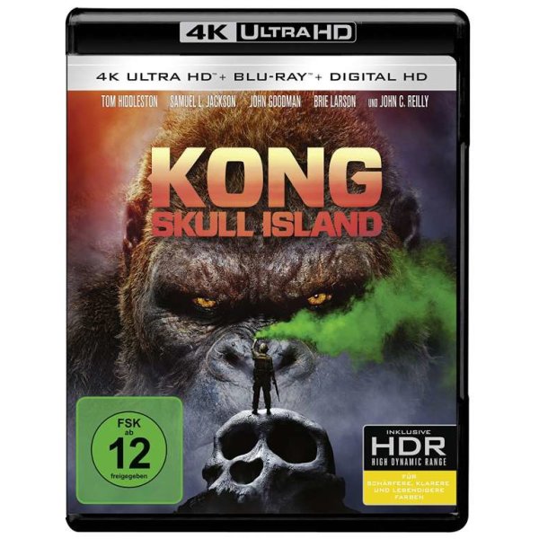 Kong: Skull Island (UHD) Min: 122DD5.1WS  4K Ultra - WARNER HOME 1000639231 - (Ultra HD Blu-ray / Abenteuer)