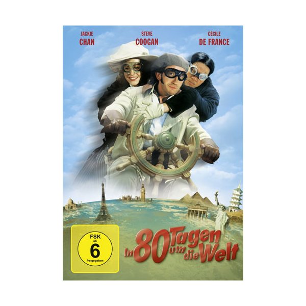 In 80 Tagen um die Welt(DVD) Jackie Chan Min: 115/DD5.1/16:9   UFA(Universum)