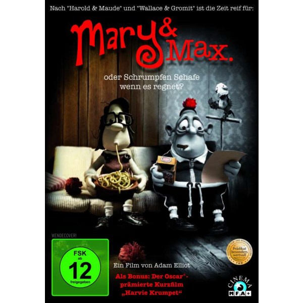 Mary & Max - oder Schrumpfen Schafe, wenn es regnet?: - ALIVE AG 1737005 - (DVD Video / Komödie)