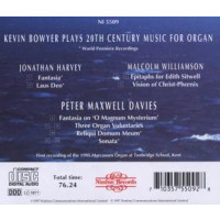 Peter Maxwell Davies (1934-2016): Bowyer,Kevin-Organ...