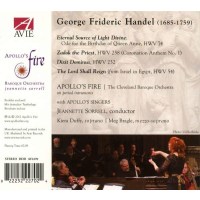 Georg Friedrich Händel (1685-1759): Apollos Fire-Dixit Dominus/Zadok The Priest/+ - Avie 1022702AV1 - (Musik / Titel: A-G)