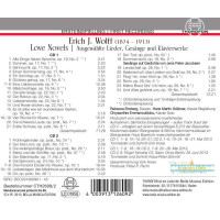 Erich J. Wolff (1874-1913): Klavierwerke, Lieder &...