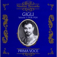 Gigli,Beniamino/+-Gilgi Vol.1 1918-1924 - Nimbus...