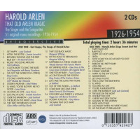 Harold Arlen: That Old Arlen Magic - Retrospect 1042062RTC - (Musik / Titel: A-G)