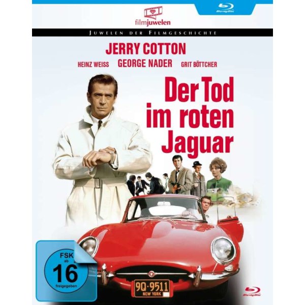 Jerry Cotton: Tod im roten Jaguar (Blu-ray) - ALIVE AG 6415234 - (Blu-ray Video / Krimi)