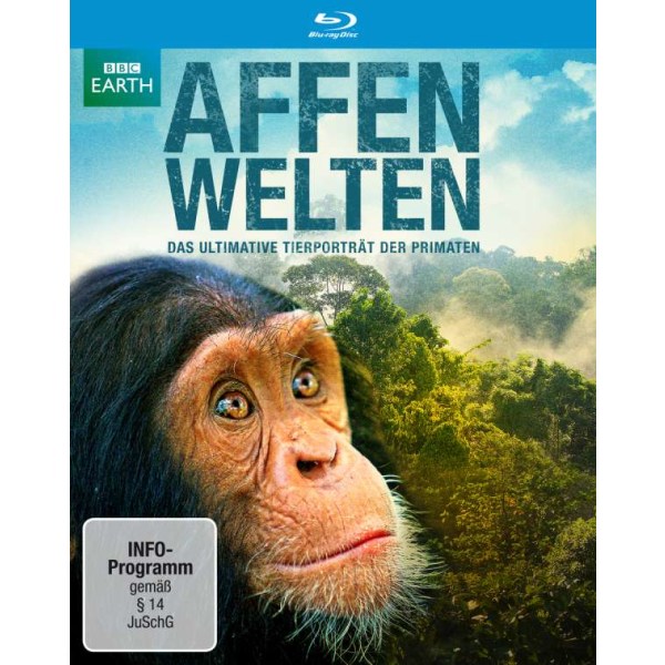 Affenwelten (Blu-ray) - WVG Medien GmbH 7736222POY - (Blu-ray Video / Dokumentation)