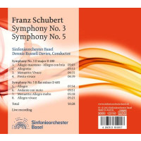 Franz Schubert (1797-1828): Symphonien Nr.3 & 5 -...