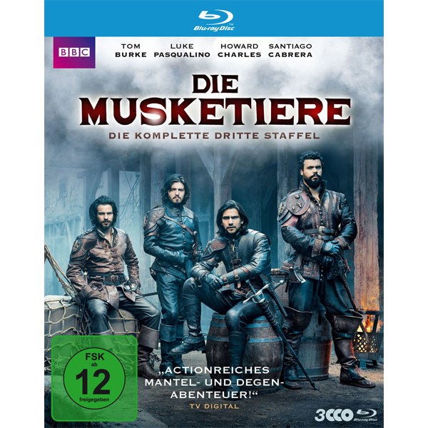 Musketiere, Die - Staffel #3 (BR) 3Disc Min: 550/DD2.0/WS    BBC        Polyband - Polyband & Toppic 7736432POY - (Blu-ray Video / TV-Serie)