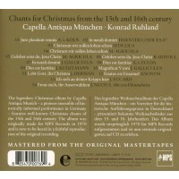 Capella Antiqua München - Chants for Christmas -...