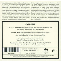 Carl Orff (1895-1982): Carl Orff Edition - Berlin Cla 0300927BC - (AudioCDs / Unterhaltung)