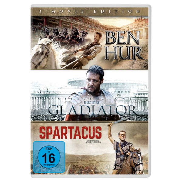 Ben Hur / Gladiator / Spartacus - Universal Pictures Germany 8313497 - (DVD Video / Sonstige / unsortiert)